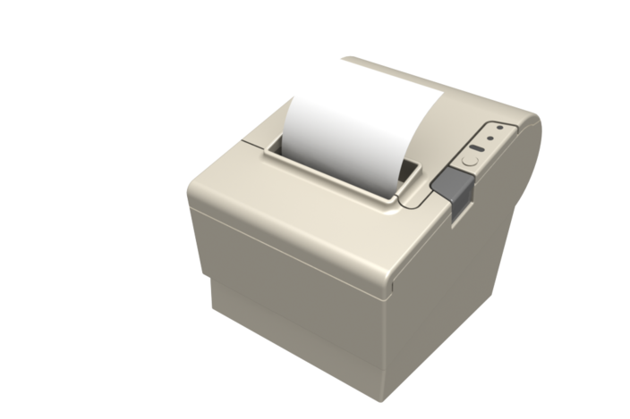 Epson receipt printer - STEP / IGES, SOLIDWORKS - 3D CAD model - GrabCAD