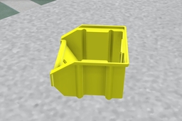 Small Storage Bin Yellow