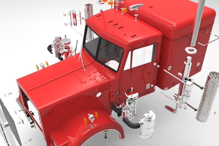 tamiya king hauler body