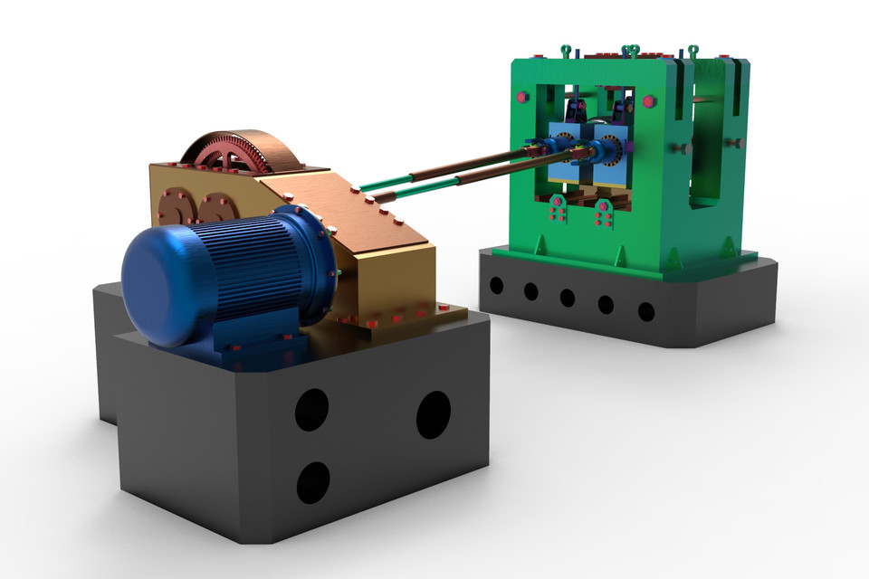 Roll Forge And Gear Box Mechanism