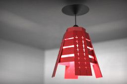 Lamp inspired by music "Another Way - Gigi D'Agostino"