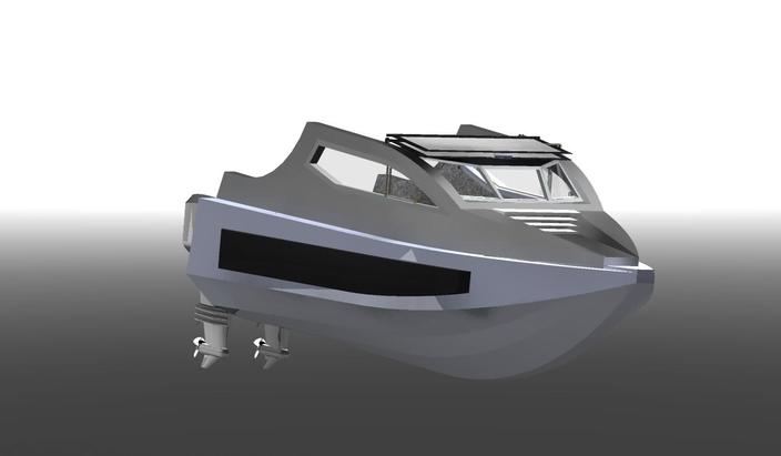 Motorboat "Robustne kaater"