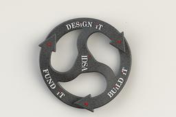 ISDA label pin 3D