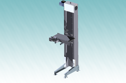 Vertical conveyor with different carriers
