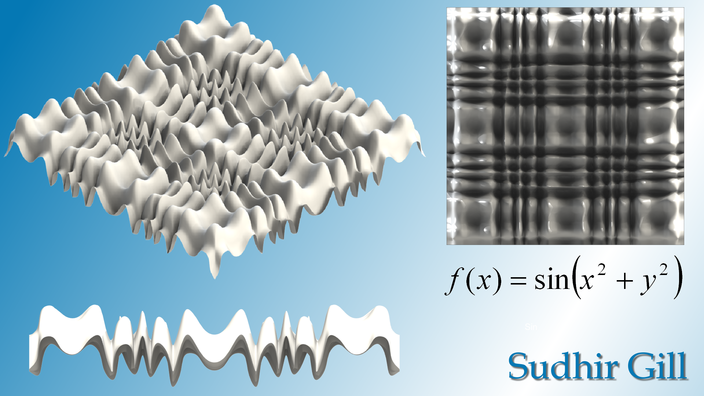 Sine surface