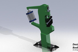 Belt pressing machine