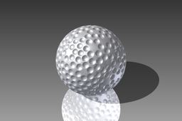 I made a golf ball.