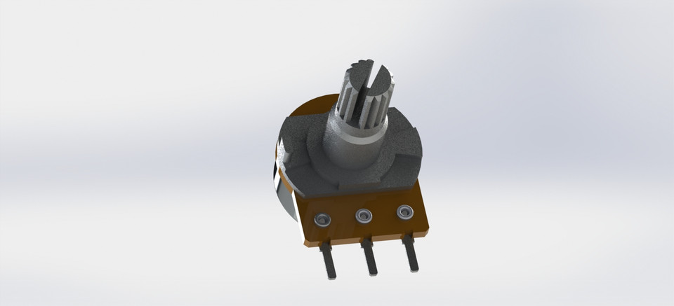 Potentiometer Cad Drawing _ Free CAD Designs, Files & 3D Models – NHKKY