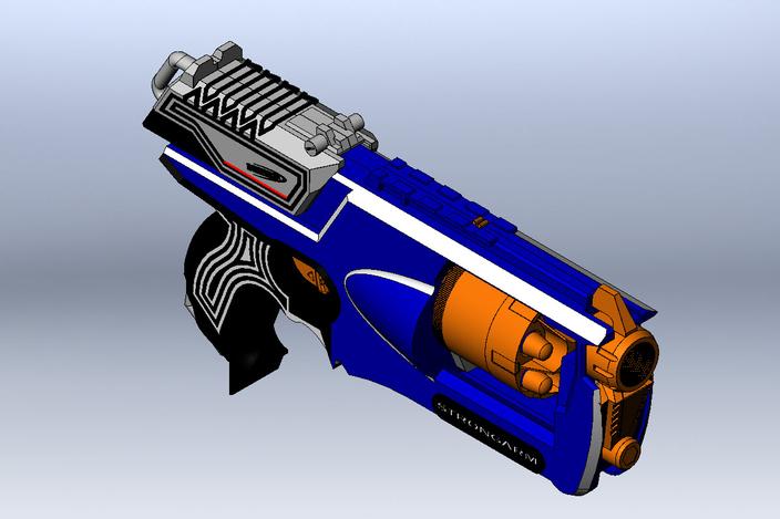 3D Printed Nerf Gun Mods