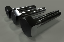 Screws used for render tutorial