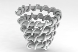 Helical Oval Axis Tapered/Trajectory Spring