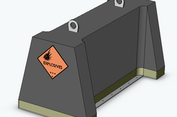 Explosion Proof Ccncrete Barrier Traffic Block