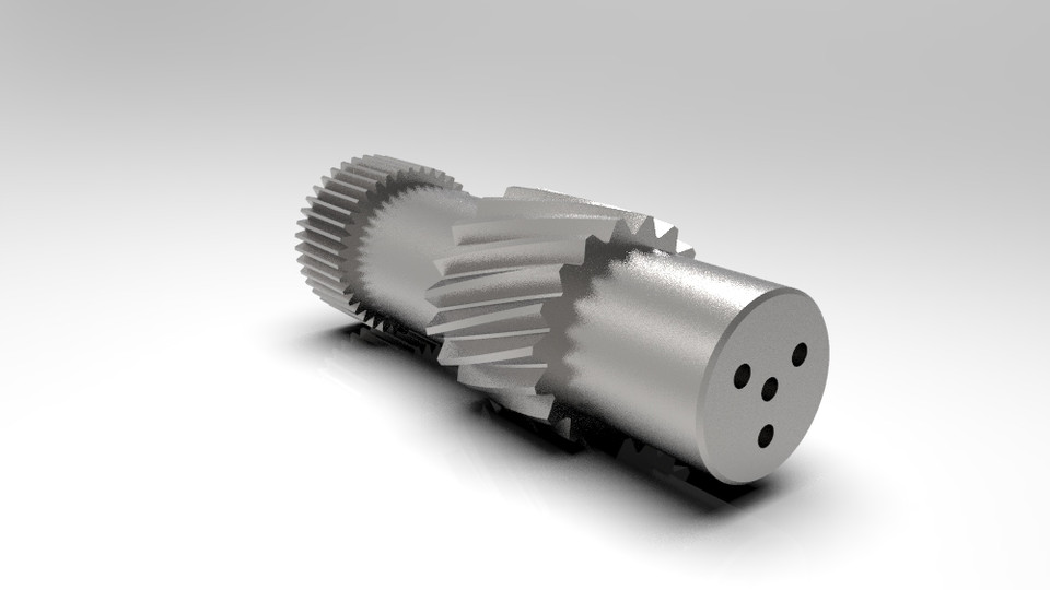 Solidworks Tutorial #52 How to Design Middle Gear Shaft in SolidWorks BY SOLIDWORKS_EASY_DESIGN.