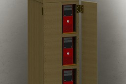 Computer tower for machine shop