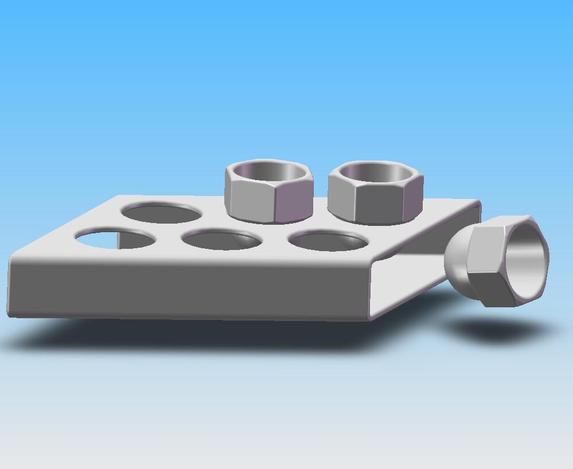cup nut shot with stand
