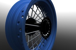 Spoked 17" rim