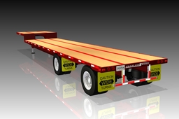 Drop Deck Semi Trailer