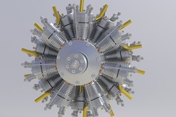 Internals of a 14 Cyl. radial engine.