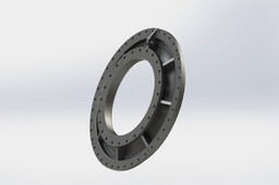 Pump housing front cover, biger part