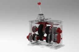 3D Printed Synchro Gearbox