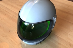 Helmet for motorbike.