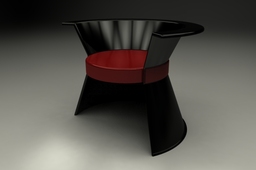 Plastic garden chair