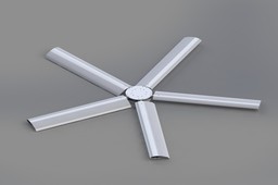 industrial type fan blades and hub