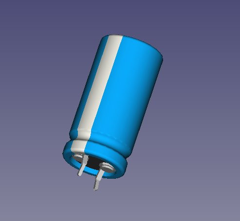 Electrolytic Capacitor 20x40 mm
