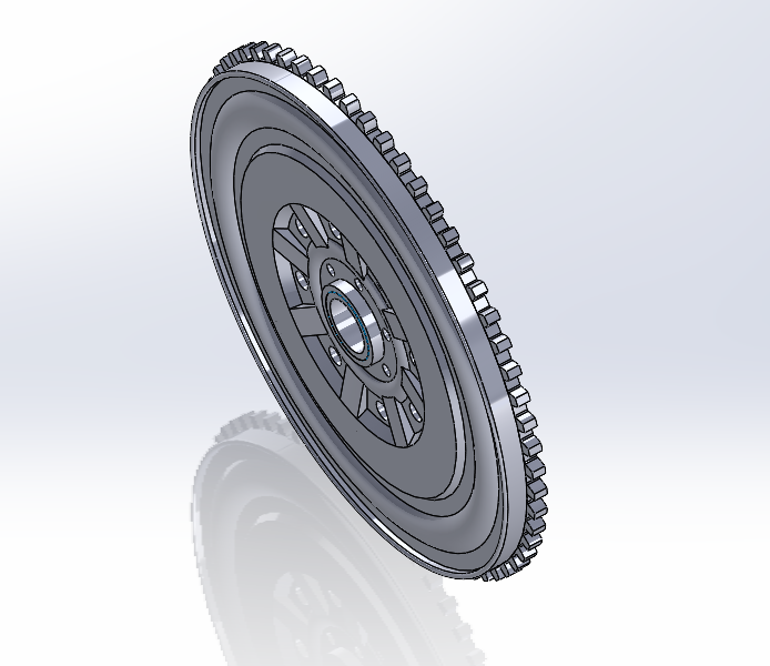 Dual Mass Flywheel 3D CAD Model Library GrabCAD