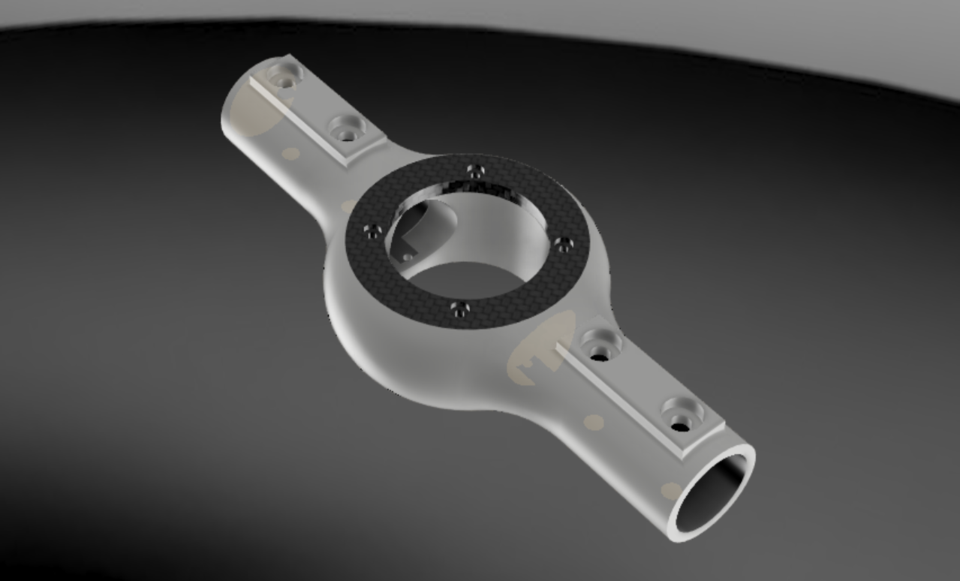 Motor mount with two sides for drones 3D CAD Model Library GrabCAD