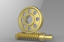 Worm and worm gear