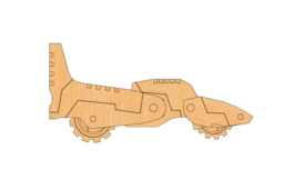 Wooden Robo Car 