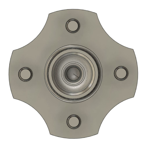 Rear Wheel Hub 3D CAD Model Library GrabCAD
