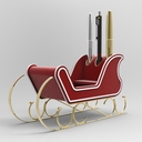 Christmas Pen holder sledge
