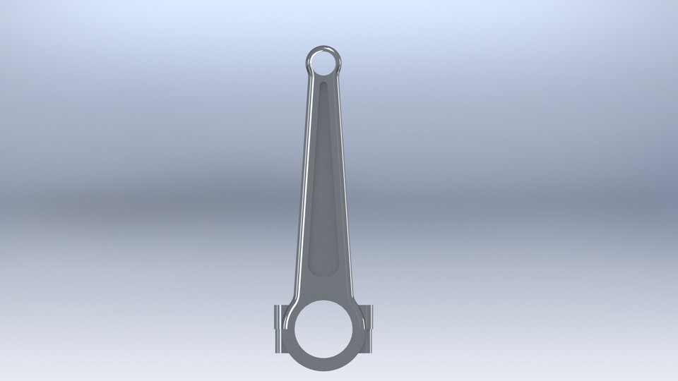 Connecting Rod 3D CAD Model Library GrabCAD