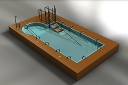 Swimmingpool 2- Zwembad met faciliteiten voor mindervaliden.