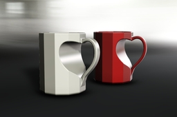 Heart mug