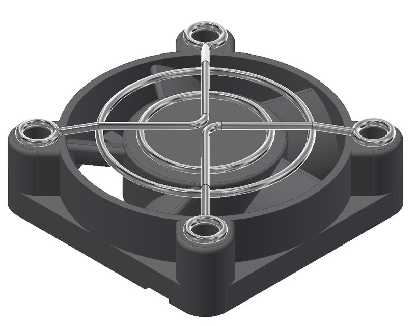 Axial Fan 35x35x10 mm With Fan Guard