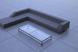 Couch and coffeetable 