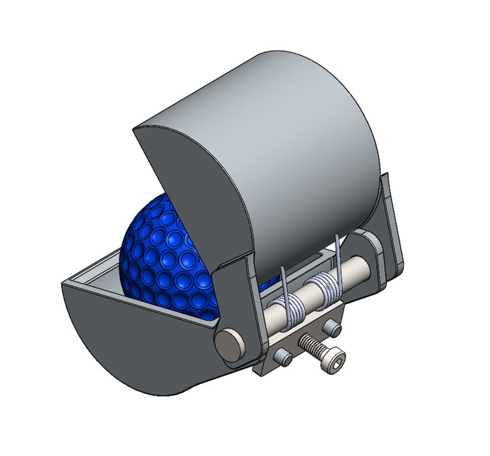 Golf Ball Holder 3D CAD Model Library GrabCAD