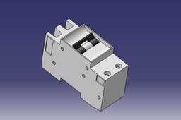Thermomagnetic circuit-breaker BIPOLAR SIEMENS MOD. 5SX1 / DISJUNTOR TERMOMAGNETICO BIPOLAR SIEMENS MOD. 5SX1