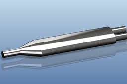 Muffler without catalytic converter
