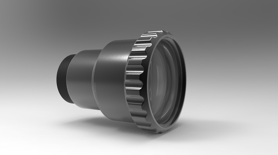 Anamorphic Lens Design 3D CAD Model Library GrabCAD