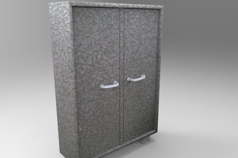 Almirah 3D CAD Model Library GrabCAD