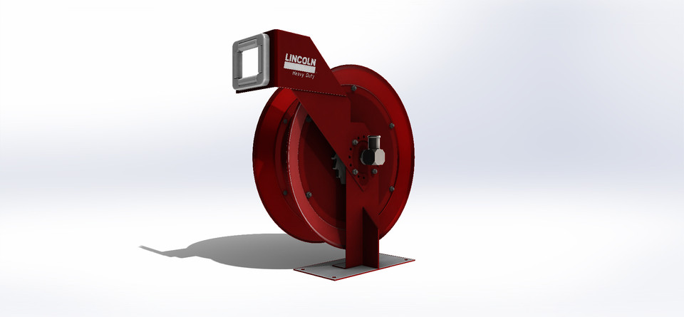 Lincoln Hose Reel Parts List Lincoln Hose Reel 82206 | 3D CAD Model