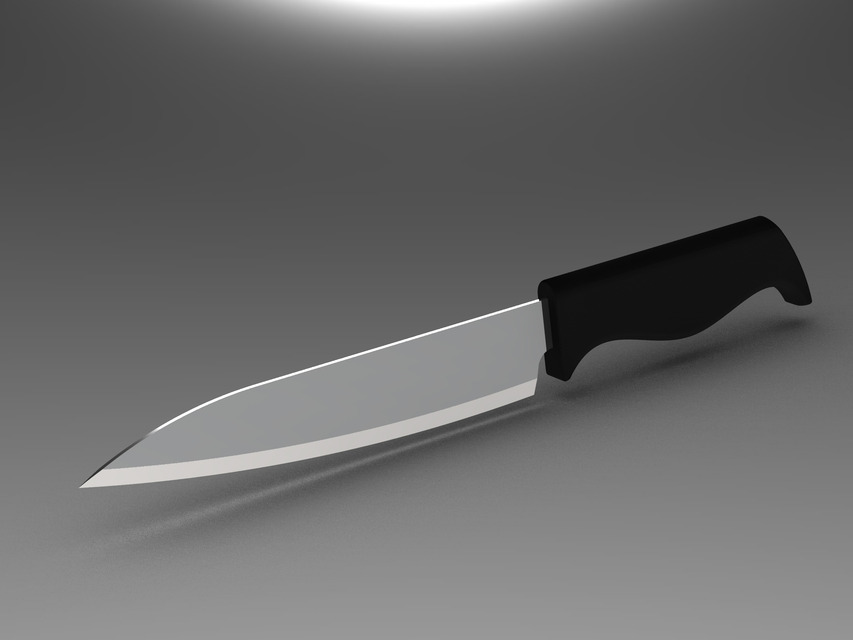 Knife 3D CAD Model Library GrabCAD