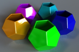 Dodecahedron pot