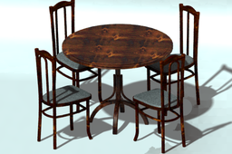 Table and chairs