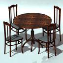 Table and chairs