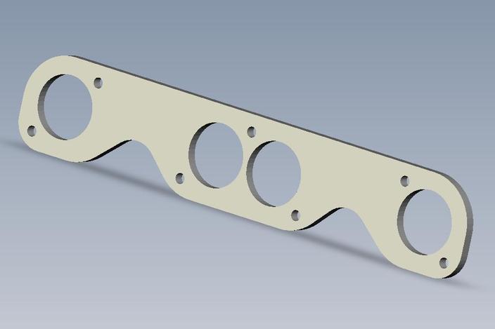 brodix 18 degree sbc exhaust port cnc